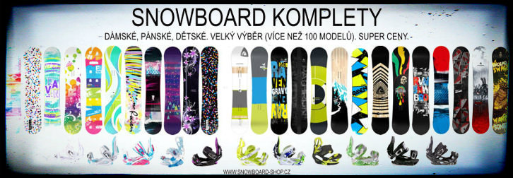 snowboard komplety